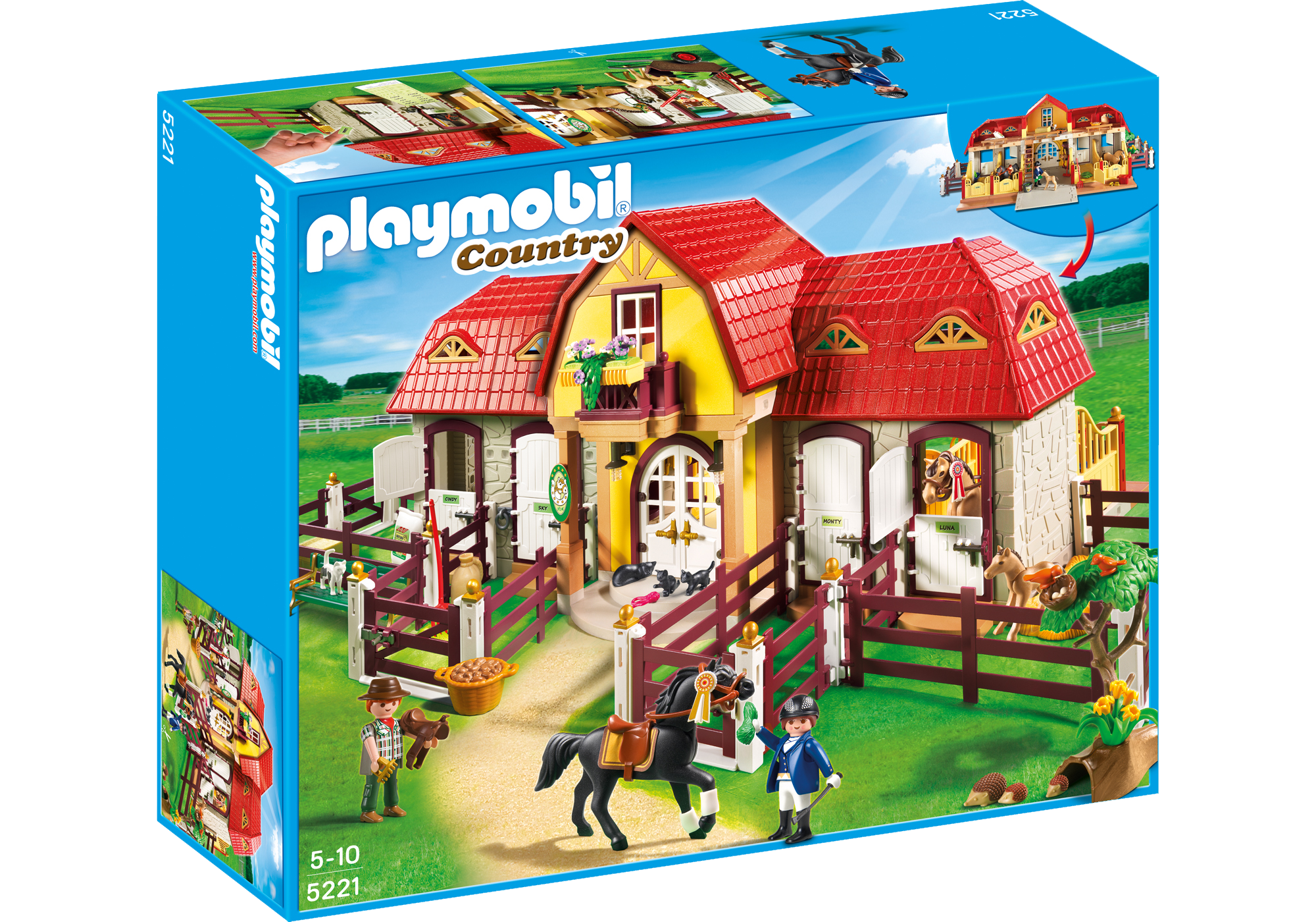 Großer Reiterhof mit Paddocks - 5221 | PLAYMOBIL®